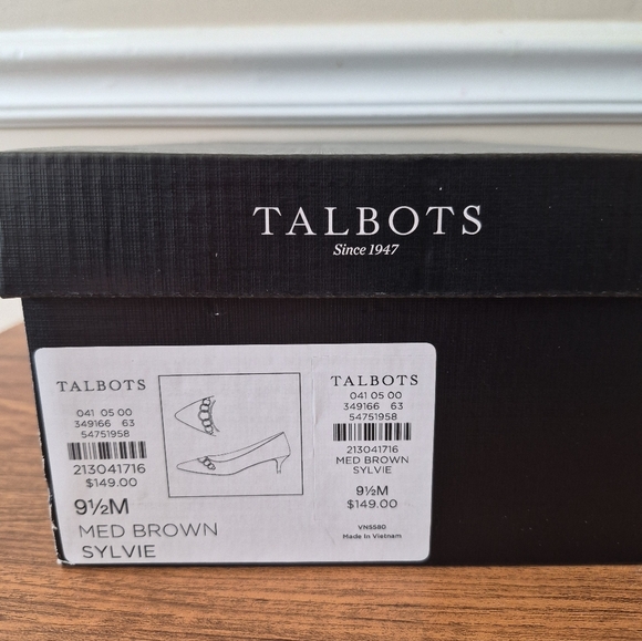 Talbots Sylvie 2 inch kitten heel shoes in size 9.5M 🐆 - Picture 12 of 12